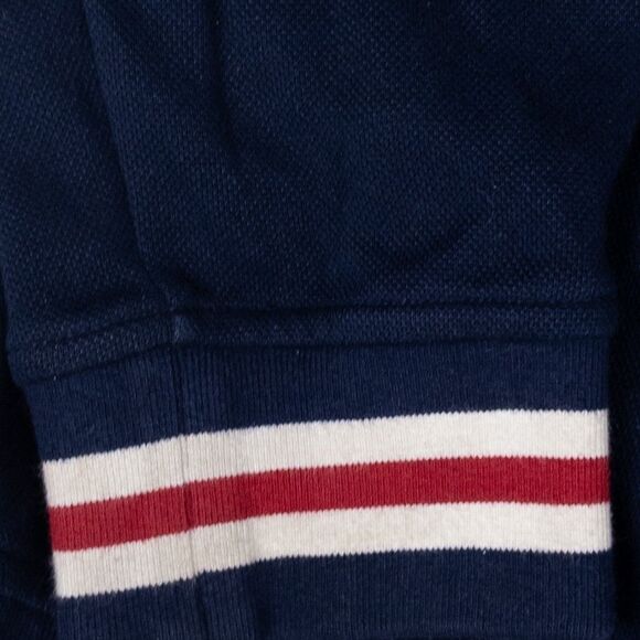 Polo Ralph Lauren Crewneck Sweatshirt Small Spellout Retro Athletic Phys Ed Navy - Picture 8 of 8